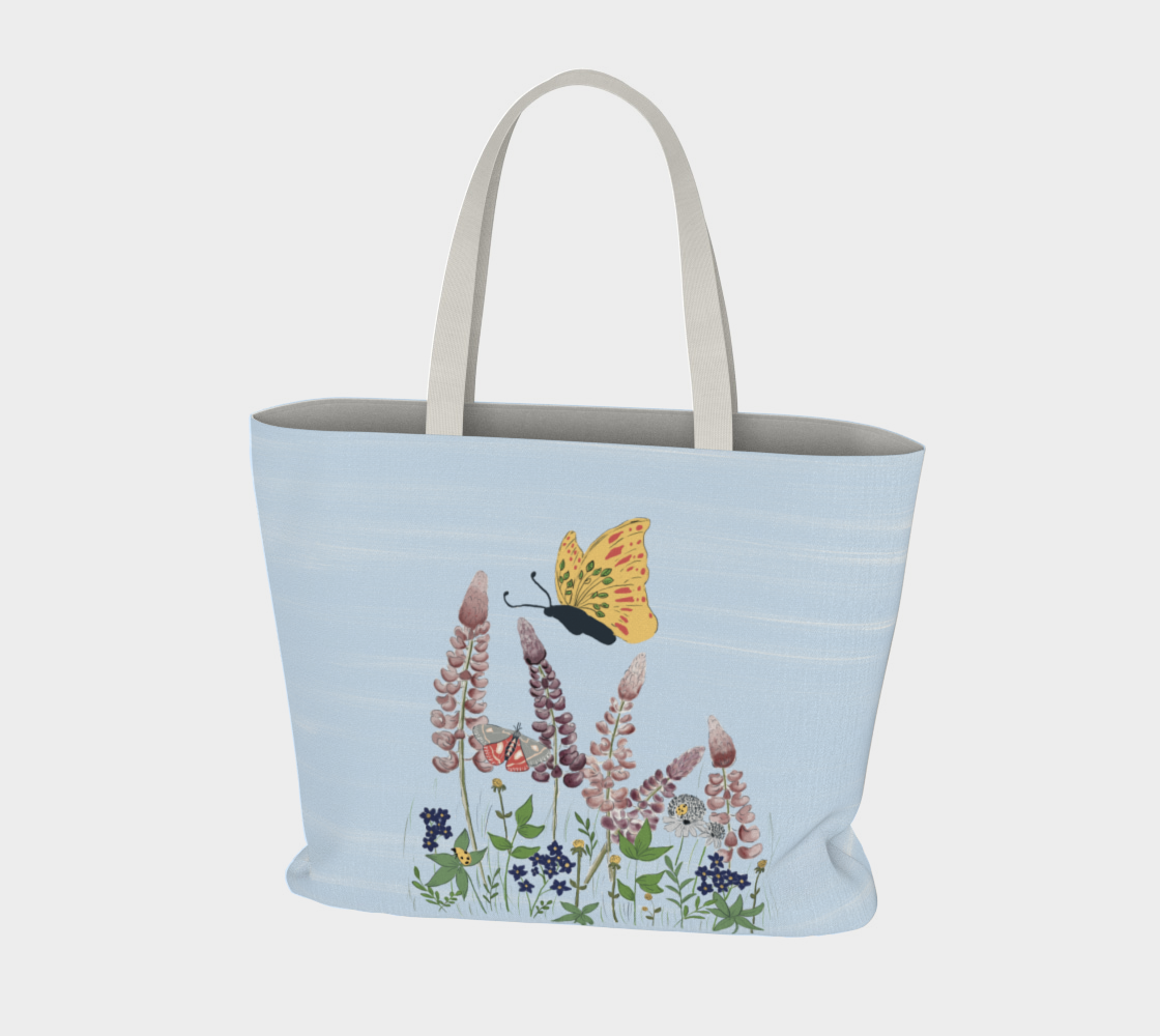 Daytime in the Meadow - Large Tote