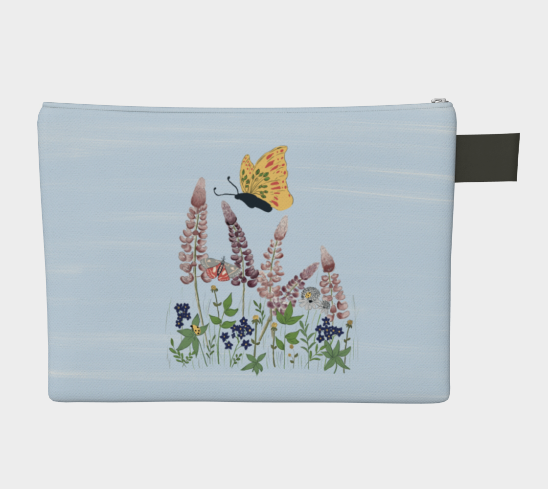 Daytime in the Meadow - carry all pouch