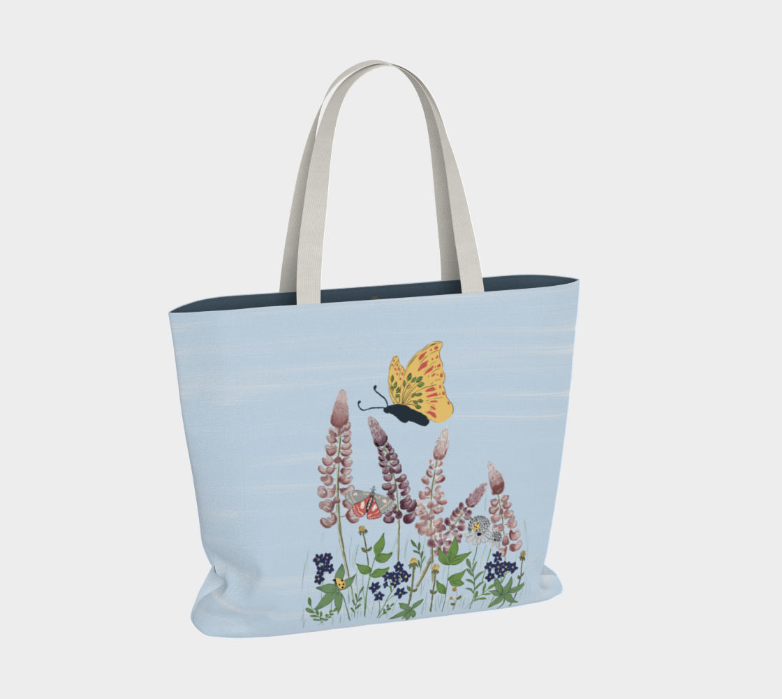 Daytime in the Meadow - Large Tote