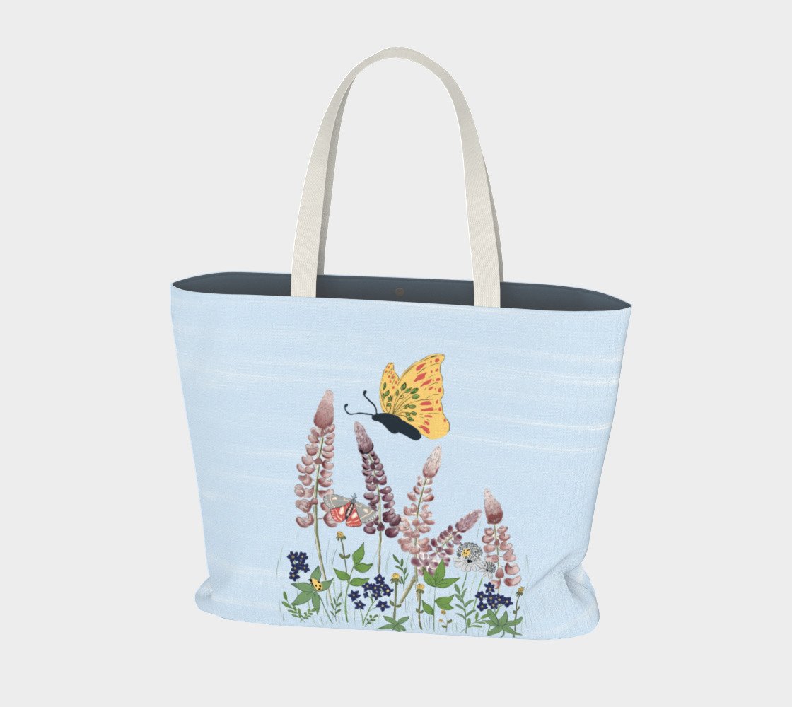 Daytime in the Meadow - Large Tote